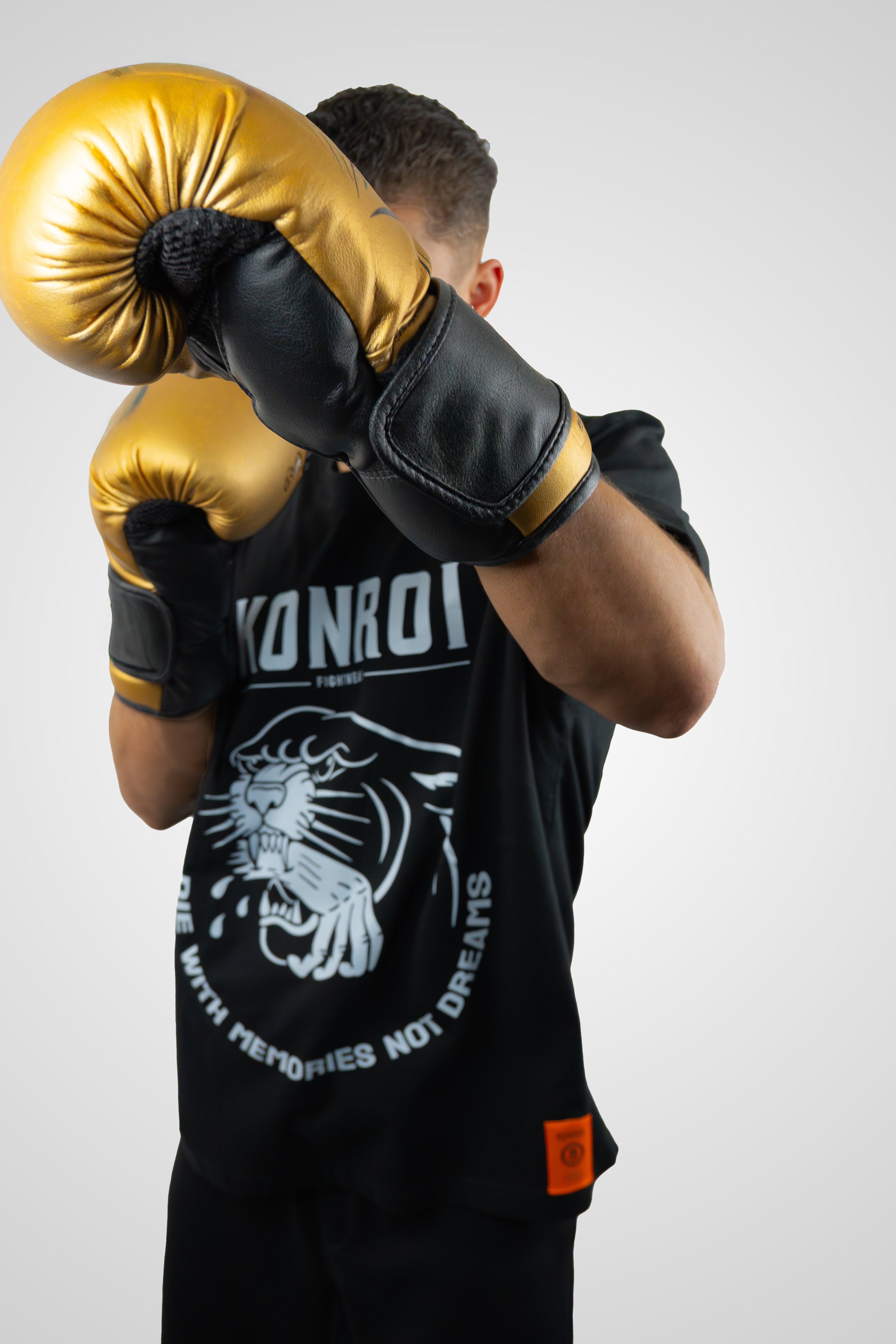 KONROI Fightwear - “With Memories Not Dreams” Black Oversized MMA T-Shirt