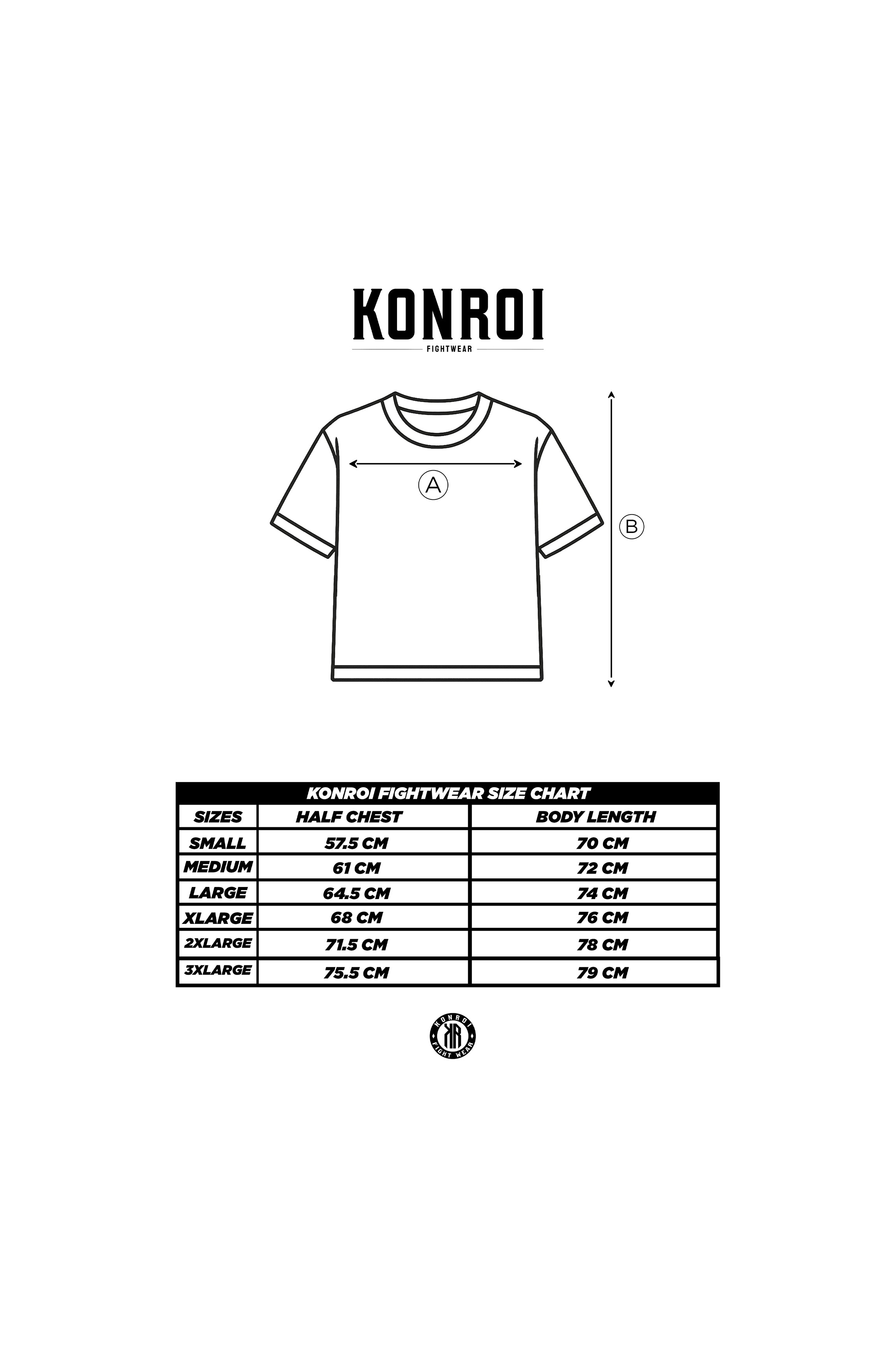 KONROI Fightwear - “Sumo Wrestler” Black Oversized MMA T-Shirt